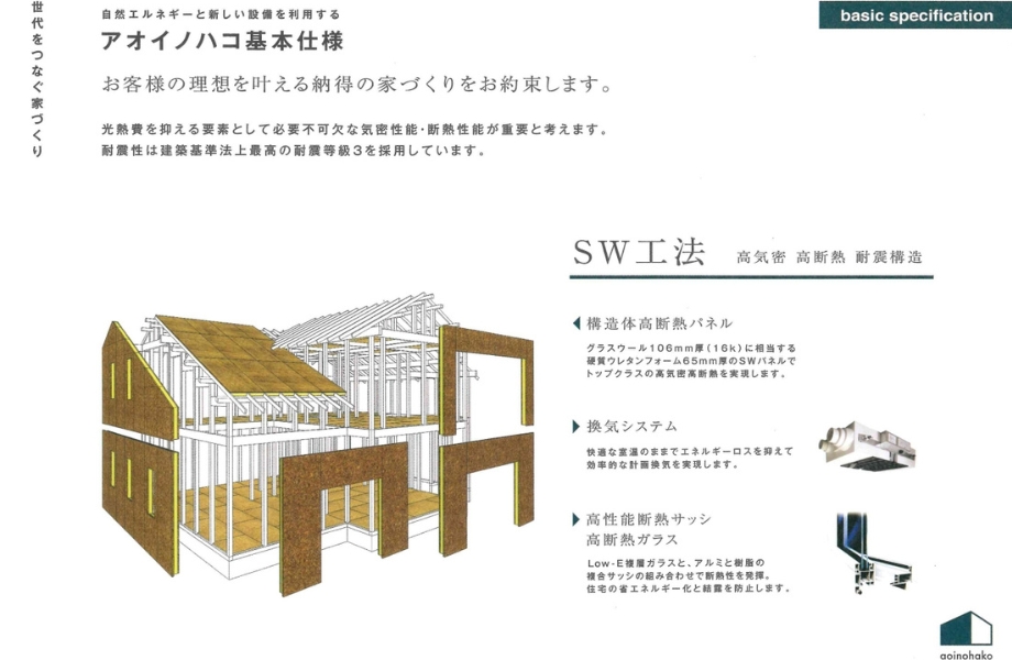 アオイノハコ基本仕様