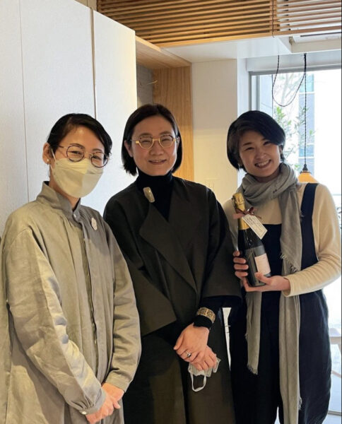 甲斐英子さんと継手